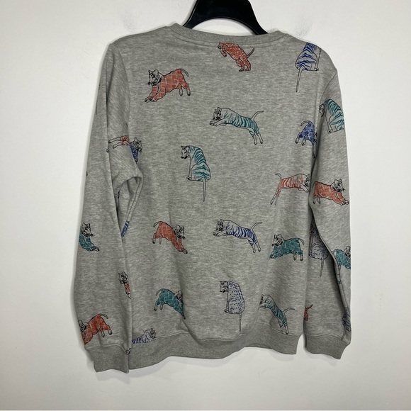 NWT Sugarhill Brighton Alanis tiger sweatshirt multicolor size 10 - Picture 6 of 7